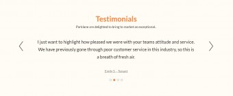 Testimonials Section