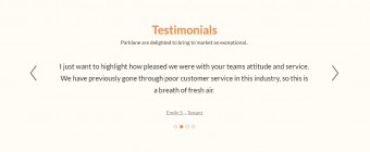 Testimonials Section Investment