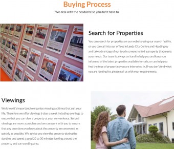 Buying Process section